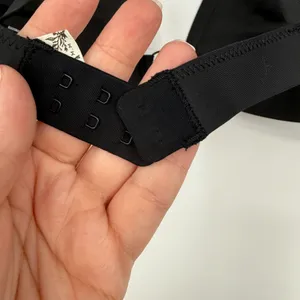 Free People Black Criss Cross Ring‎ Detail Triangle Bralette Top thumbnail 6