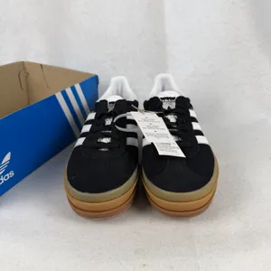 Adidas Gazelle Bold W‎ Platform Sneakers Black White IE0876 Womens US 9.5 UK 8 thumbnail 4