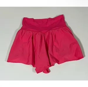 Offline by Aerie Hot Pink High Rise Flounce Workout Shorts Bottoms Size S 🩷✨ thumbnail 4