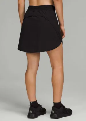 LULULEMON Hotty Hot High-Rise Lined Active Skirt *Long Black Sz 2 XS thumbnail 2