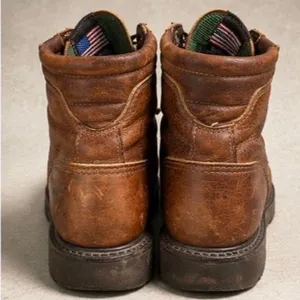 Justin Boots - Original Lace-Up Round Toe Work Boots - Size 7 thumbnail 4