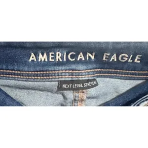 American Eagle Kick Boot Jeans Womens 8 Medium Wash Excellent Next Level Stretch thumbnail 3