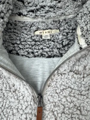 Fluffy Jacket Gray Size M thumbnail 2