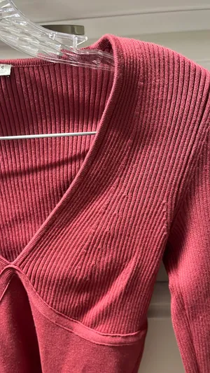 Abercrombie Pink Bodysuit Long Sleeve thumbnail 3