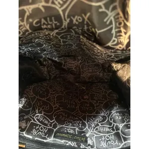 Betsey Johnson "Papparazzi" quilted backpack kitten face thumbnail 8