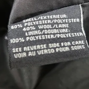 Steve Madden Women's Jacket S Black Wool Blend Collared Double Breasted Pea Coat thumbnail 5