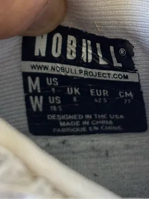 NOBULL White Mesh Runner Training Unisex Sneakers M 9/ W 10.5 thumbnail 10