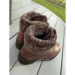 Timberland Women Size 5.5 Kinsley Waterproof Brown Leather Faux Fur Ankle Boot thumbnail 13