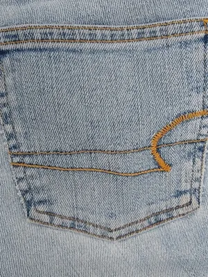 American Eagle 2P 28x29 Light Wash Flare Distressed Jeans Petite thumbnail 2