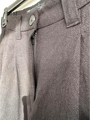 ASOS Linen Blend Wide Leg Dad Pants Black Wash Size 0 thumbnail 3