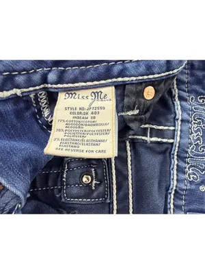 Miss Me Signature Super Skinny Jeans Women’s Size 27 Blue Stretch Denim thumbnail 11