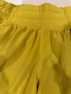 lululemon hotty hot short ii lr low rise lined long 4” soleil yellow 4 W7AWBT thumbnail 7