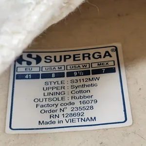 SuperGA Teddy Shearling Mule Sneakers US 9.5 Ivory Slip On Sherpa Boucle Cozy thumbnail 9