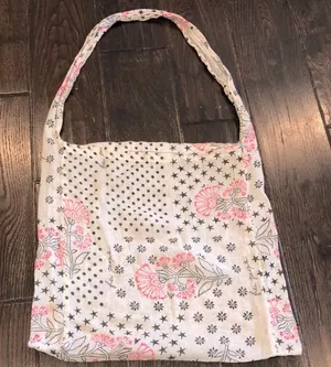 Free People fabric crossbody floral bag thumbnail 1