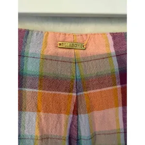 Billabong x The Salty Blonde Womens 26 Plaid High Waisted Straight Leg Pants thumbnail 7