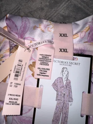 Victoria’s Secret Butterfly Satin Long Pajama Set size XXL thumbnail 8