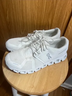On Running Women's White Athletic Lace-Up Sneakers thumbnail 2