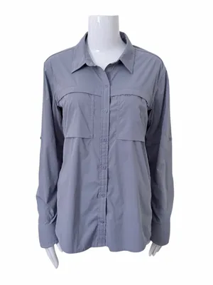 REI Co-op Sahara Long-Sleeve Hiking Button Down Shirt Size Large thumbnail 4
