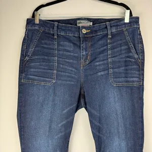 Torrid Boyfriend Straight Vintage Stretch Dark Wash Jeans Sz 18 thumbnail 6