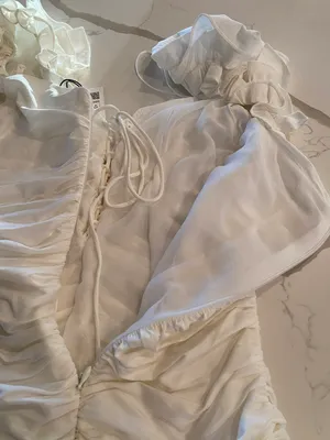 ZARA White Dress - Bride Bachorlette 💍 thumbnail 10