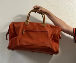 Jump Boyt Collection Carry Duffle Bag burnt orange carry on luggage thumbnail 1