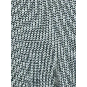 Abercrombie & Fitch Heather Gray Chunky Knit Cropped Turtleneck Sweater Size S thumbnail 6