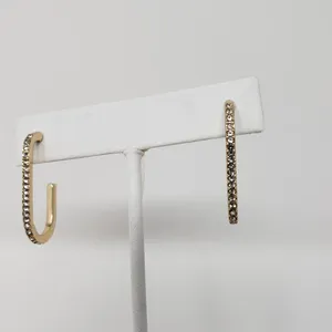 NWT Sugarfix by Baublebar Gold-Tone 3 Pack Oblong Hoop Post Earring Set Women's thumbnail 6