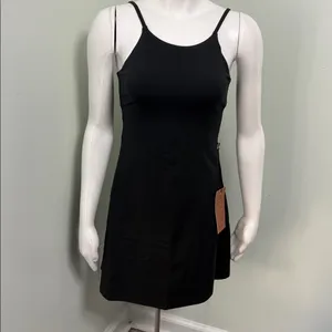 Girlfriend Collective Black Naomi Workout Dress Size Medium NEW thumbnail 2