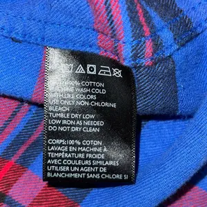 BDG Womens Flannel Long Sleeve Button Down Shirt Blue‎ Red Size Medium thumbnail 6