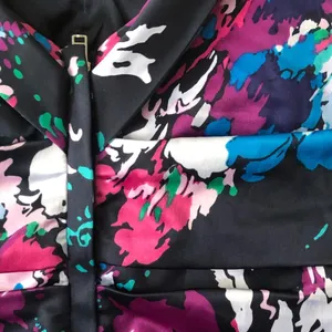EXPRESS Draped Floral Cocktail Dress Sz 2 thumbnail 6