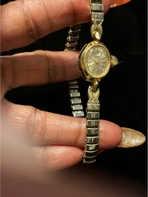 Vintage Acqua by Timex Women's Mechanical Watch Two-Tone Oval Stretch Band WORKS thumbnail 5