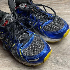 ASICS Blue and Black Athletic Sneakers thumbnail 3