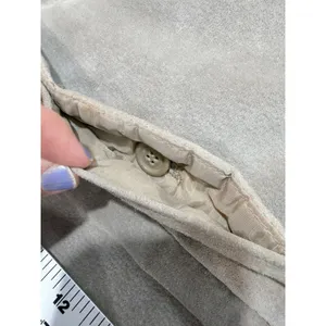 Vintage Gallery Beige Suede Jacket Womens L 80s 90s‎ Leather Coat Fall Autumn thumbnail 15