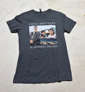 Jonas brothers Charcoal 'Happiness Begins' Graphic Tee large thumbnail 1