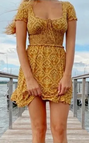 Urban Outfitters Charlie Printed Dress Women's Size S European‎ Summer thumbnail 1
