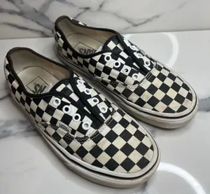 Vans Old Skool Black White Checkerboard Skateboard Shoes M Sz 6 W Sz 7.5 Skater thumbnail 1