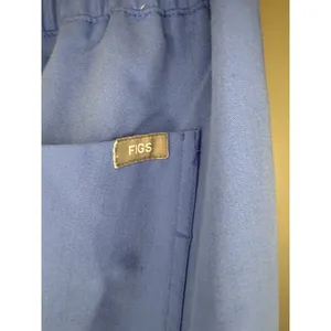 FIGS High Waisted Zamora Jogger Scrub Pants Blue Women's Medium Petite Uniform thumbnail 2