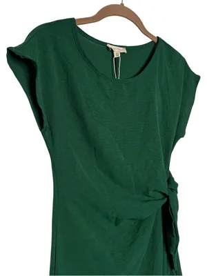 See You Monday Emerald Green Faux Wrap Dress Size XS NWT thumbnail 6