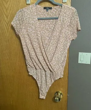 Lulus body suit size medium sheer thumbnail 1