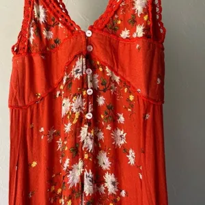 Free People spaghetti strap floral maxi dress thumbnail 7