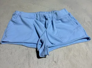 Showpo Light Blue Women's Drawstring Lounge Shorts 6 thumbnail 1