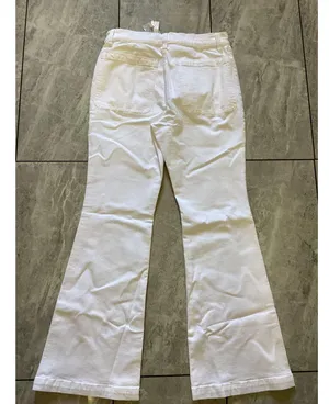 Madewell Jeans Womens 30 White The Flea Market Flare High Rise Full Length NWT thumbnail 3