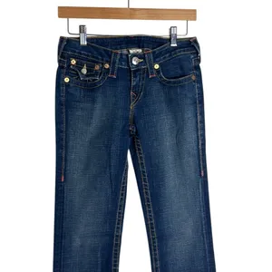 True Religion Women's Becky Bootcut Y2K Section Denim Jeans Blue Size 27‎ thumbnail 3