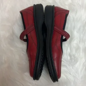 Josef Seibel woman’s‎ red maryjane flats Size 38-7.5/8 BIN 15 thumbnail 9