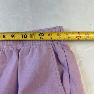 The North Face Purple Fleece Shorts Medium Women Lounge thumbnail 7