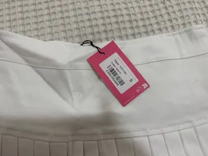 Edikted White Pleated Mini Skirt thumbnail 5