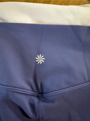 Athleta Navy Leggings with Contrast Waistband thumbnail 5