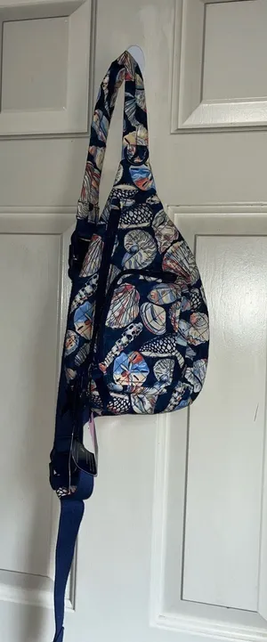 Vera Bradley Cotton ReImagined Mini Sling Backpack in Morning Shells thumbnail 1