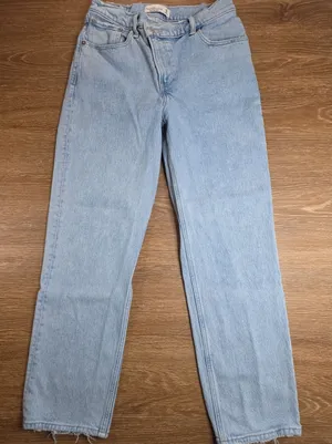 Abercrombie & Fitch 90s Straight Jeans Women 28 6S Light Wash High Rise Casual thumbnail 1