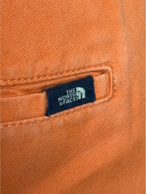 The North Face coral cotton linen low-rise chino shorts Size 8 gorpcore summer thumbnail 6